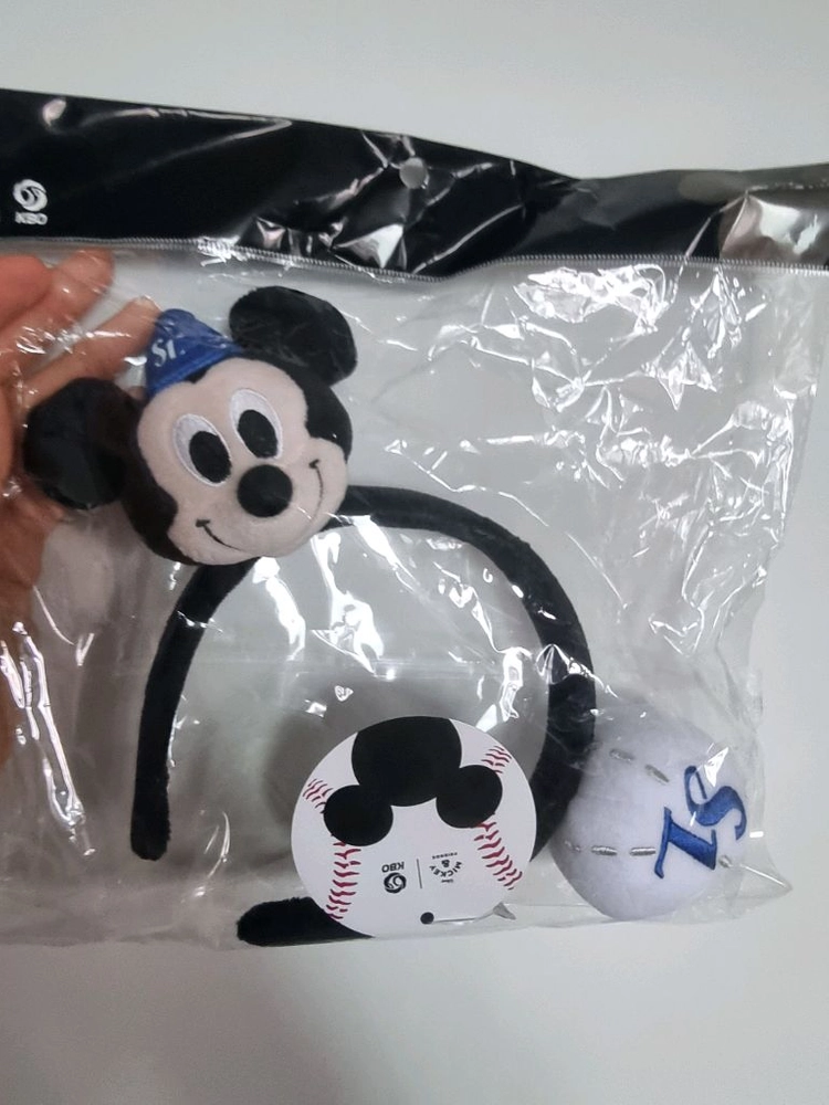 삼성라이온즈디즈니머리띠 새상품한정판택포 이미지