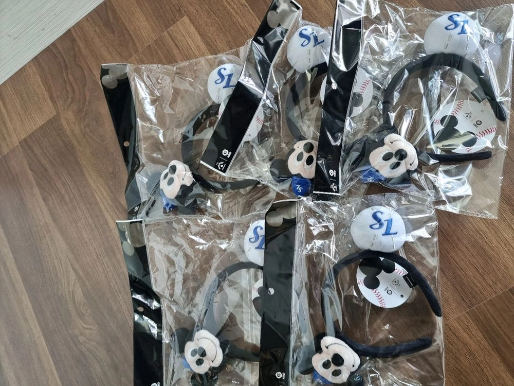 삼성라이온즈디즈니머리띠 새상품한정판택포 이미지