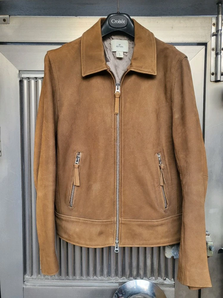 H&M 에디션 스웨이드 소가죽자켓 95호 상태우수 이미지