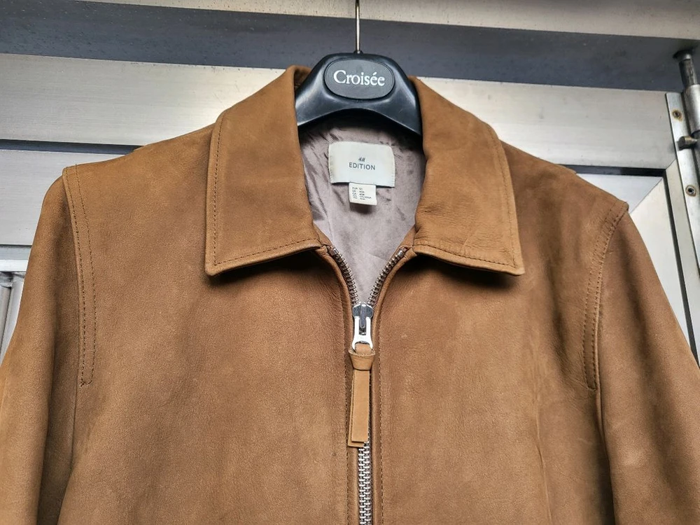 H&M 에디션 스웨이드 소가죽자켓 95호 상태우수 이미지