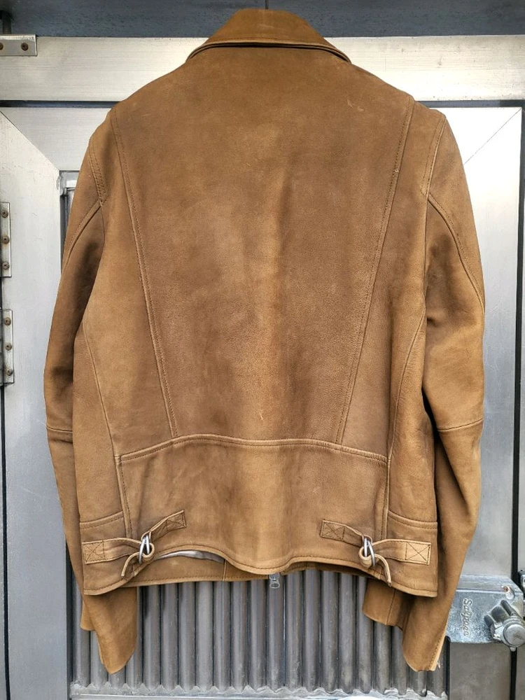 H&M 에디션 스웨이드 소가죽자켓 95호 상태우수 이미지