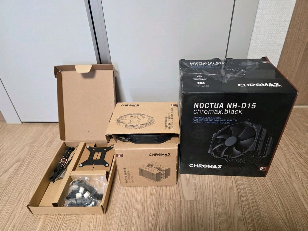 녹투아 NOCTUA NH-D15 chromax black CPU 쿨러 판매합니다. 이미지