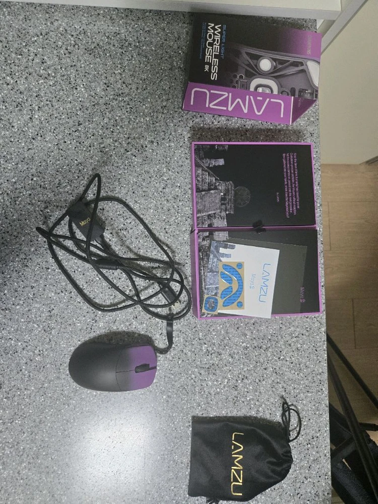 LAMZU 람주 마야 MaYa 챔피언에디션 무선 게이밍 마우스 Wireless 8K 이미지