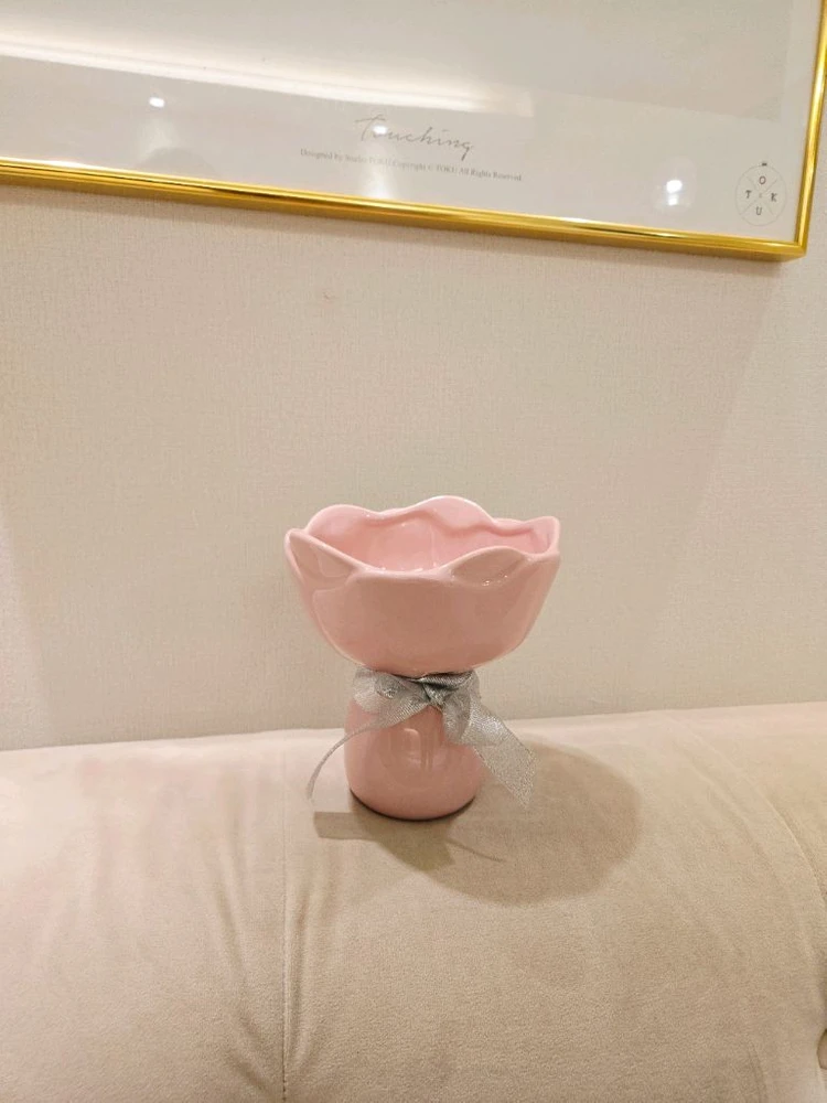 [미사용 새상품] 꽃다발 꽃병, 화병 (도자기) 이미지