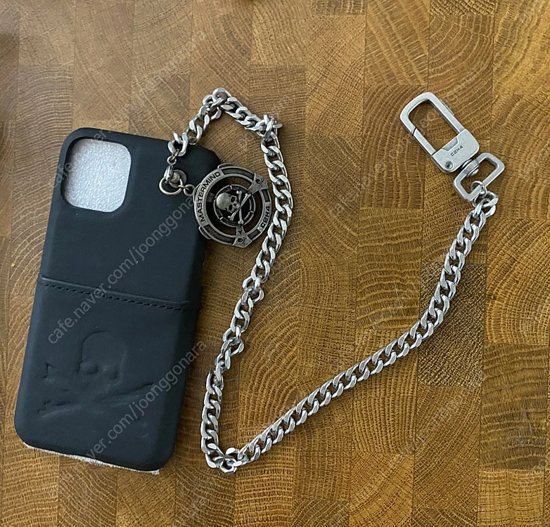마스터마인드 MASTERMIND JAPAN - 블랙 C2H4 에디션 체인 iPhone 11 Pro 케이스 이미지