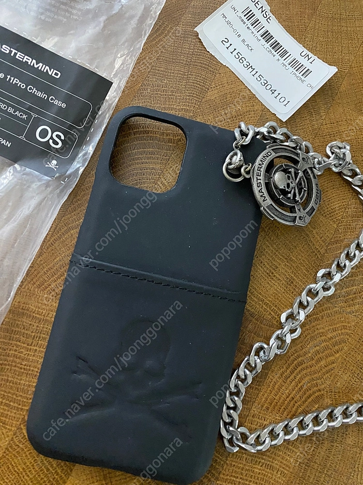 마스터마인드 MASTERMIND JAPAN - 블랙 C2H4 에디션 체인 iPhone 11 Pro 케이스 이미지