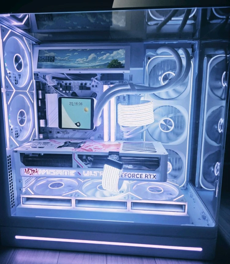 라이젠7 9800X3D RTX5080 화이트 신품PC 이미지