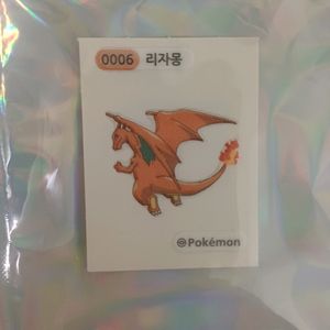 포켓몬 리자몽 띠부씰 0006 이미지