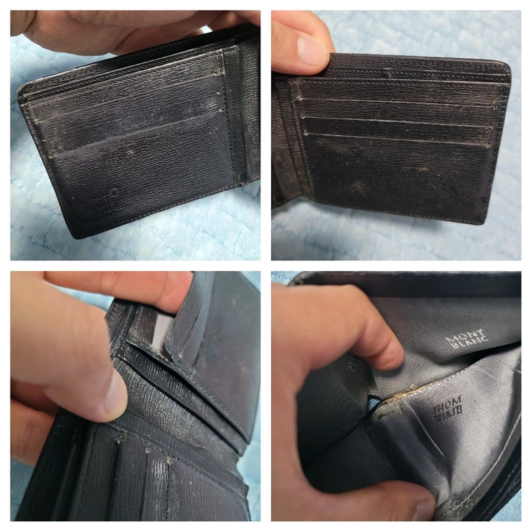 정품 몽블랑 남성 반지갑 이미지