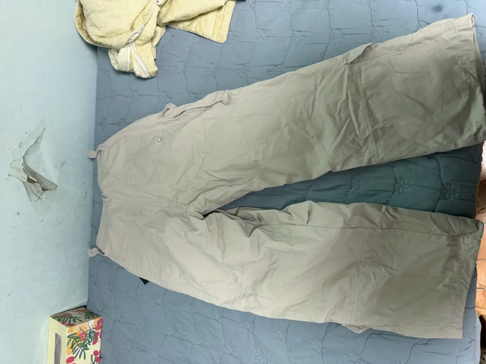 플레이버리즘 워시드 빈티지 카고팬츠 베이지 L사이즈 새상품 판매 이미지