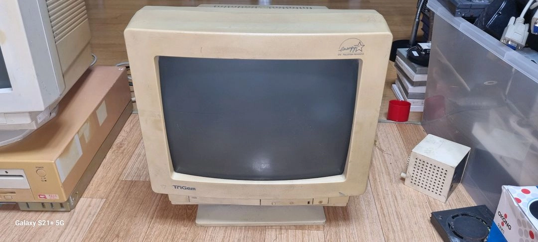 트라이젬 슈퍼VGA 구형 컴퓨터용 컬러 모니터 DG2424CP 이미지