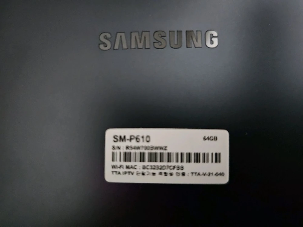 삼성 갤럭시탭S6 lite 64gb SM-P610 풀박스 이미지