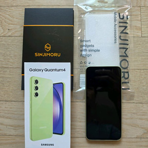 삼성 갤럭시 퀀텀4 라임 색상 128GB 팝니다. 이미지