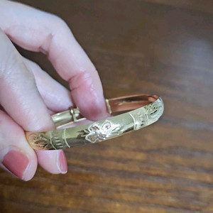 14k 영국빈티지 뱅글팔찌 (xs사이즈 얇은팔목용) 이미지