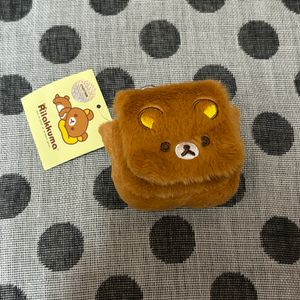 [새상품] 산엑스 리락쿠마 복슬 미니키링 에어팟 파우치 케이스 이미지