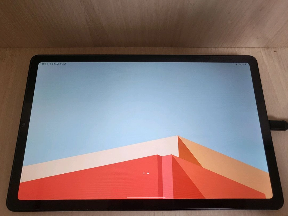 삼성 갤럭시탭 S6 Lite 블랙 s펜 포함 (상태 s급) 이미지