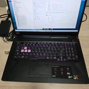 ASUS TUF Gaming A17 17.3인치 게이밍 노트북 팝니다. 이미지