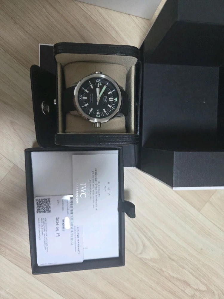 iwc 아쿠아타이머 328802 - 안심되는 중고거래