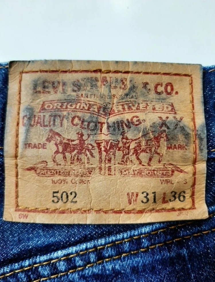 31)리바이스 502 빅E Lvc 해외판 셀비지 일자 이미지