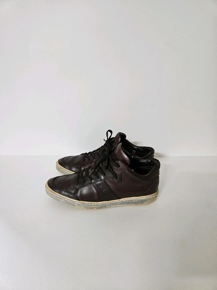 260)토즈 Tods 남성 가죽 스니커즈 이미지