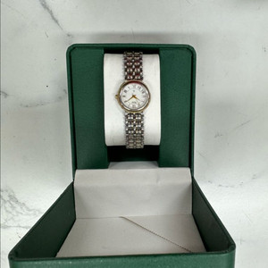 세이코 돌체(Seiko Dolce) 콤비 여성용 쿼츠 시계 1997년 기념 각인 빈티지 팝니다 이미지