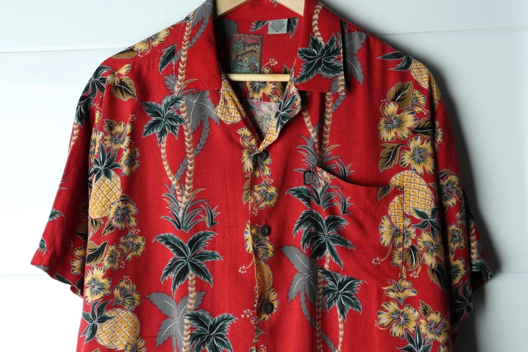 (M-L) 브랜드빈티지 반팔셔츠 남방 90S 년대 이미지