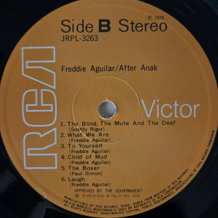 FREDDIE AGUILAR-GREATEST HITS LP 이미지
