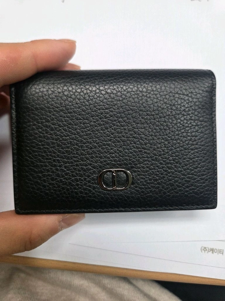 디올 카드(명함)지갑 블랙 이미지