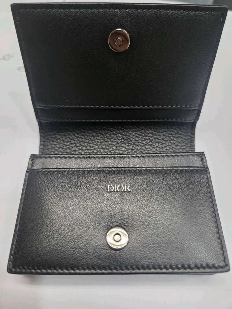 디올 카드(명함)지갑 블랙 이미지