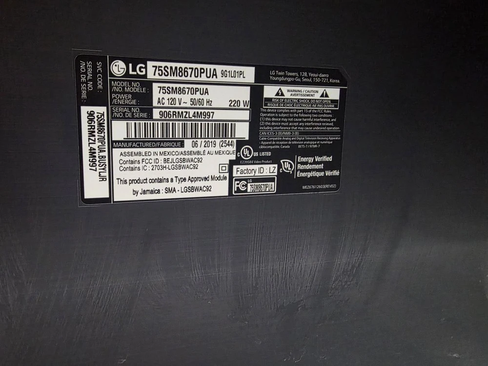 75인치 4k 나노셀 스마트 TV(75SM8670PUA) - 안심되는 중고거래