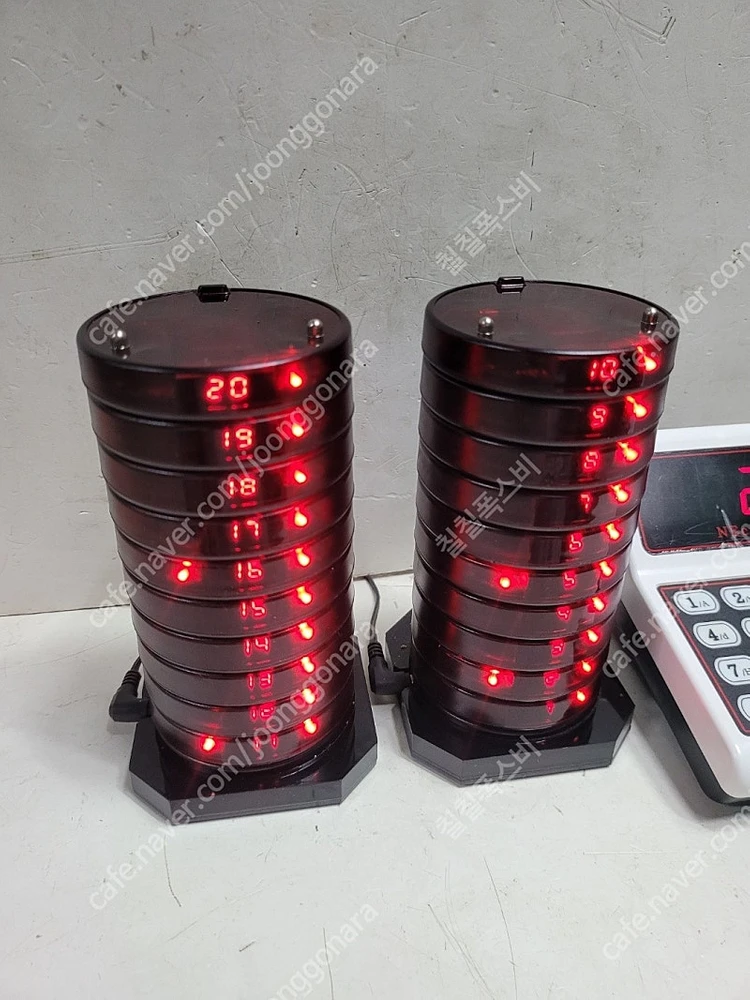 카페진동벨 엔이콜원형 ne-600 20개 세트 팝니다 이미지