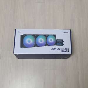 잘만테크 잘만 ALPHA II SE A36 블랙 수냉쿨러 수랭쿨러 이미지