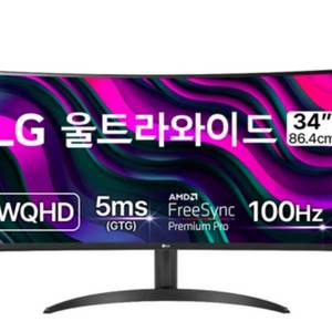 [신동급] 엘지 LG 34인치 울트라와이드 WQHD 커브드 모니터 34WR50QK 판매합니다 이미지