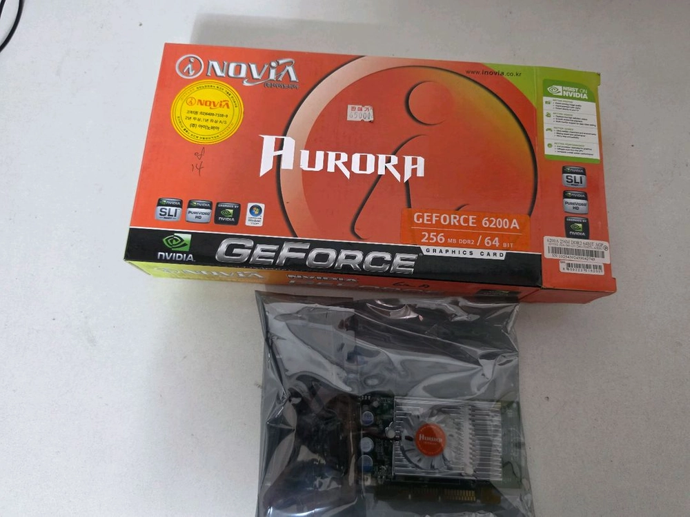 노비아 GEFORCE 6200A 그래픽카드 이미지