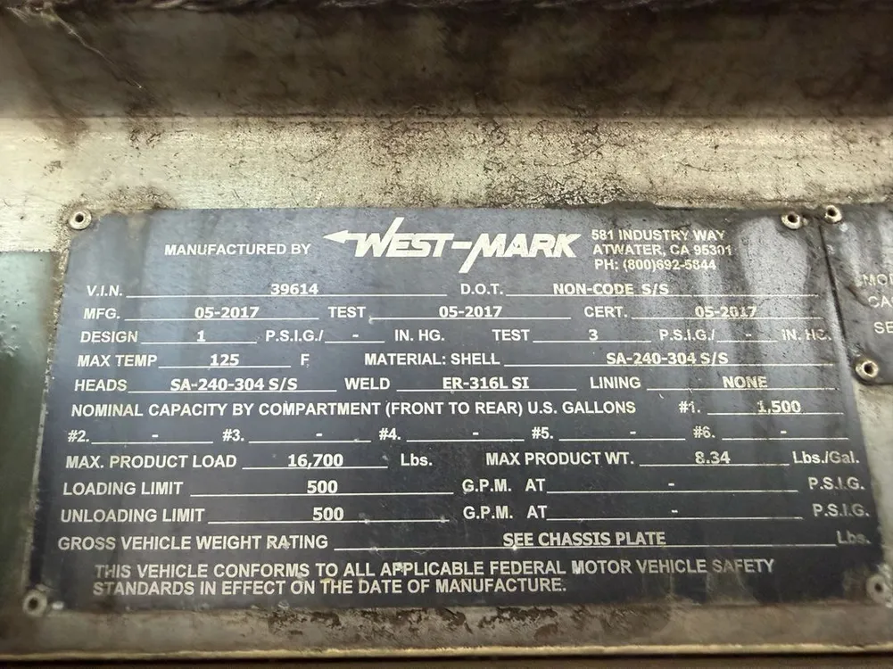 미제 West Mark 스테인리스 미군용 물탱크 워터탱크 (미군 대형 스텐 탱크) 이미지