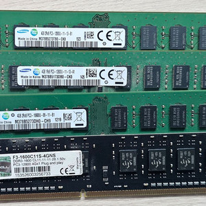 램 DDR3 4gb 4개 일괄로 팝니다. 이미지