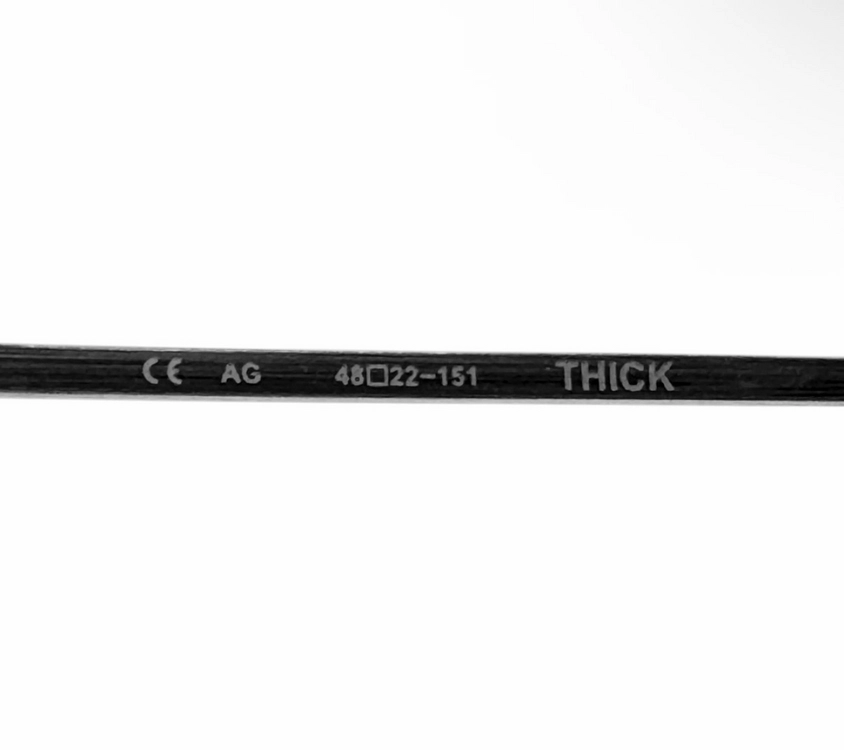 크롬하츠 THICK AG 틱 라운드 안경 테 아이웨어 앤틱 골드 48mm 이미지
