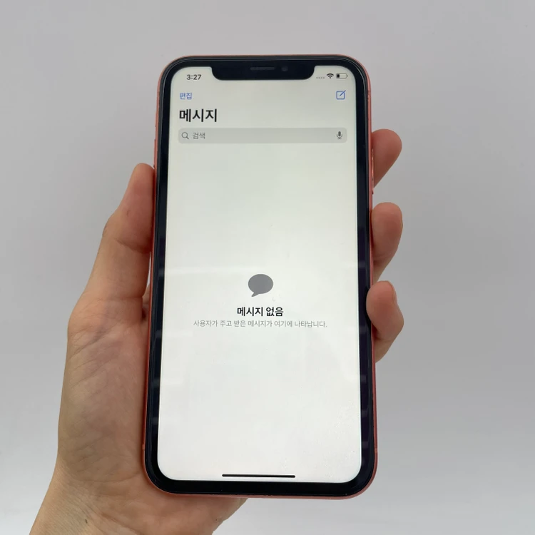아이폰XR 배터리76% 오렌지코랄 128GB 04321 울산중고폰 이미지