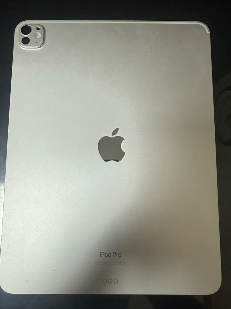 Apple 정품 2024 아이패드 프로 13 M4칩 스탠다드 글래스 실버 이미지