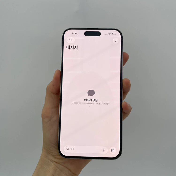 !!S급!! 아이폰15프로맥스 배터리82% 화이트 256GB 302673 울산중고폰 이미지