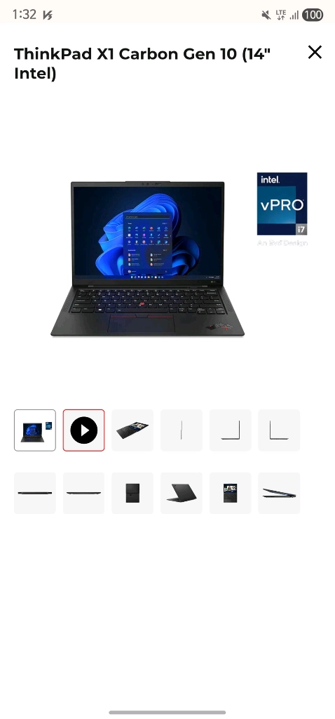 Lenovo ThinkPad X1 Carbon Gen 10 최고사양 이미지