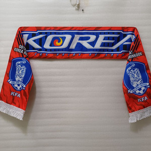 정품 대한민국 KOREA 축구 응원 머플러 목도리 거의새것 사랑봉봉 이미지