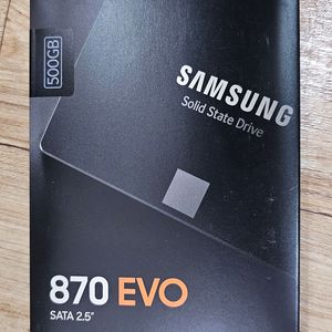 SATA SSD 500GB _ SAMSUNG 870EVO 이미지