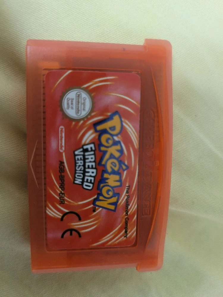 gba 포켓몬 한글판 파이어레드 팔아요. 이미지
