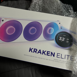[미개봉] NZXT KRAKEN ELITE V2 360 RGB (화이트) 크라켄 엘리트 V2 Z73 이미지