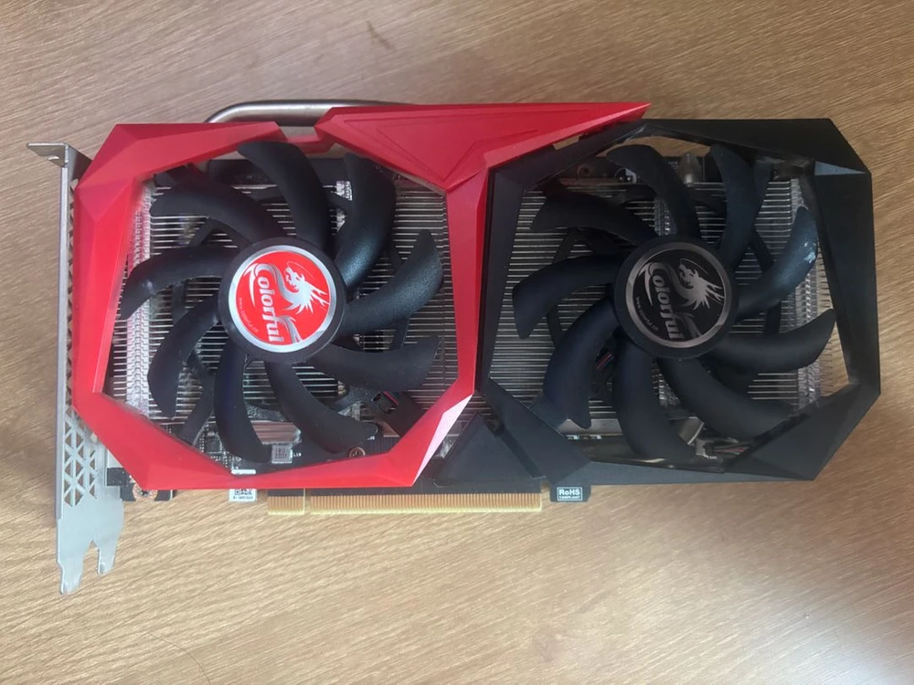 colorful 지포스 gtx 1650 토마호크 ex d6 4g 이미지
