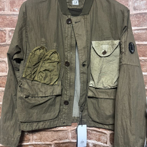 씨피 컴퍼니 23SS 50 fili 검 자켓 올리브 그린 이미지