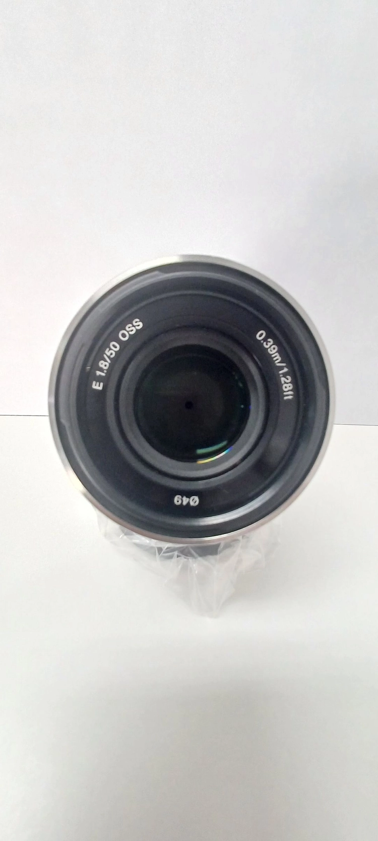 [전시A급/풀박스]소니 알파 크롭 표준단렌즈/SEL50F18/ E 50mm F1.8 OSS / 실버 인물단렌즈 이미지