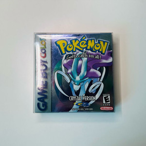 닌텐도 GBC 게임보이 컬러 포켓몬스터 크리스탈 한글판 곽팩 판매 (GBA) 이미지