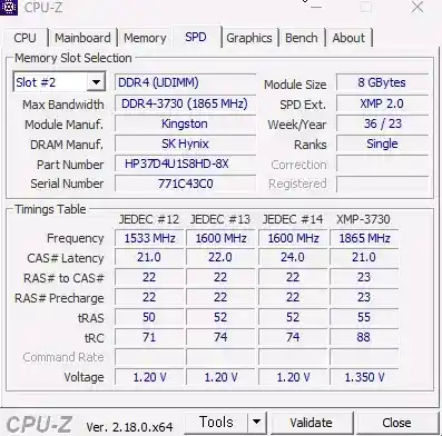 킹스톤 퓨리 하이퍼 X DDR4 8GB 2X 16GB 팝니다 이미지
